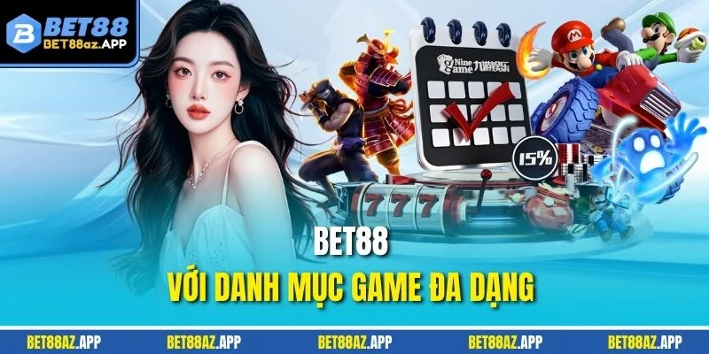 BET88 với danh mục game đa dạng 